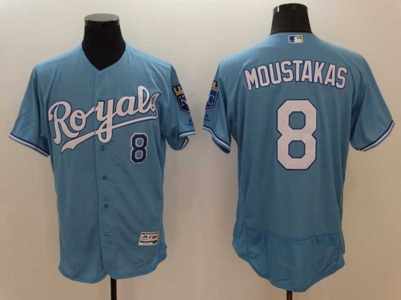 Kansas City Royals #8 Mike Moustakas Light Blue 2016 Flexbase Collection Stitched Baseball Jersey,We sell and wholesale Kansas City Royals #8 Mike Moustakas Light Blue 2016 Flexbase Collection Stitched Baseball Jersey on line form chian!